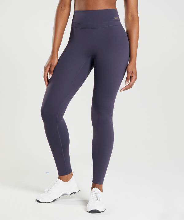 Damske Legíny Gymshark Whitney High Rise Indigo Námornícka Modrá | VN7594103